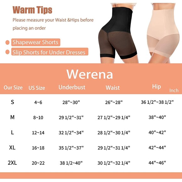 Tummy Control Shapewear High Waisted Body Shaper Shorts Sz L - Picture 5 of 5